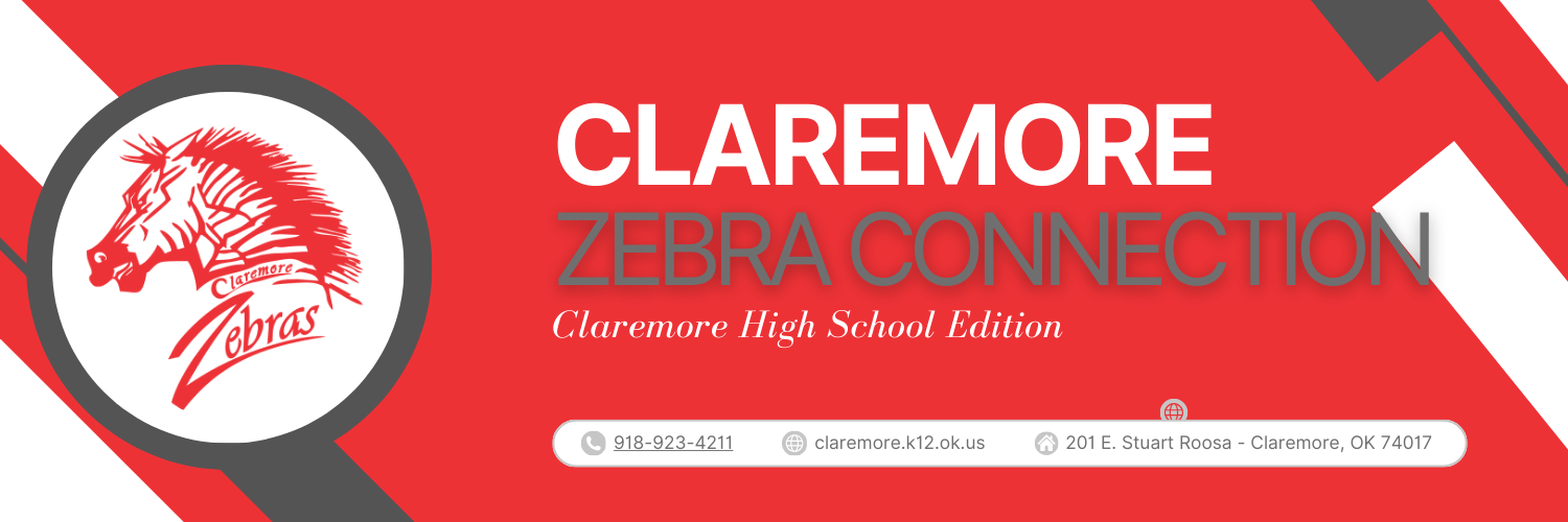 zebra logo "claremore zebra connection""