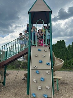 Students on playground