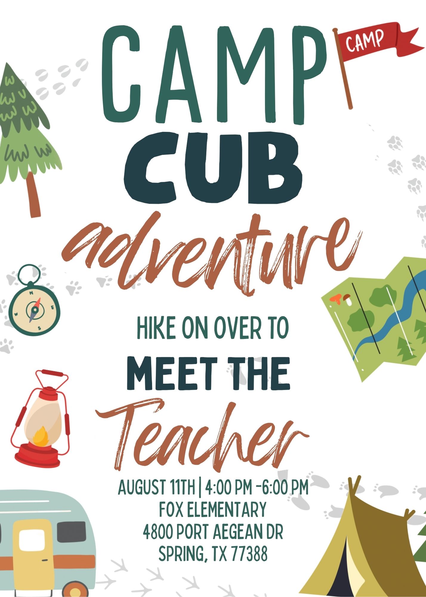 Meet the teacher flyer