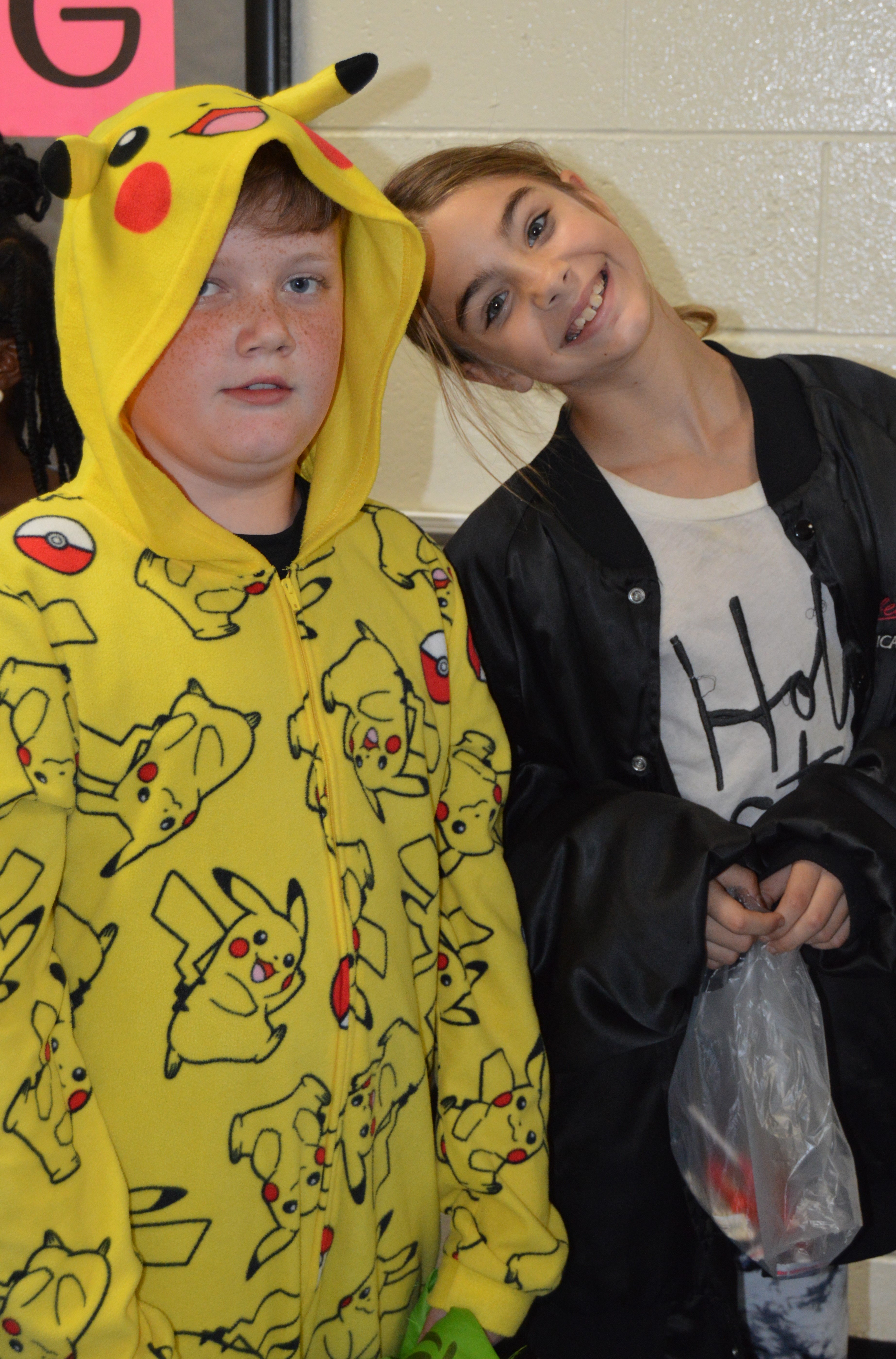 kids in costumes