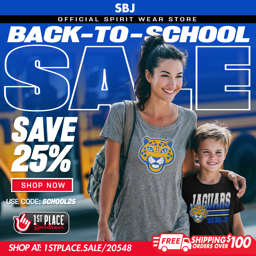 SBJ SpiritWear Store Flyer
