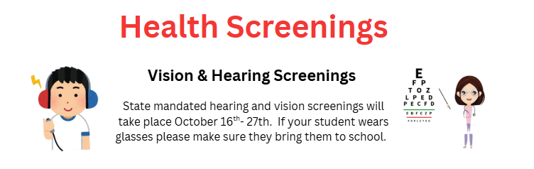 Health Screening Update