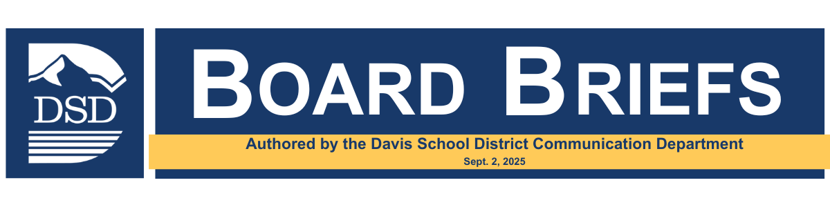 Board Briefs Masthead for Sept. 2, 2025 newsletter