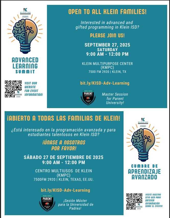 Image providing details of GT Family Engagement Event