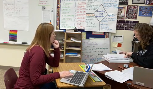 Staff doing data planning