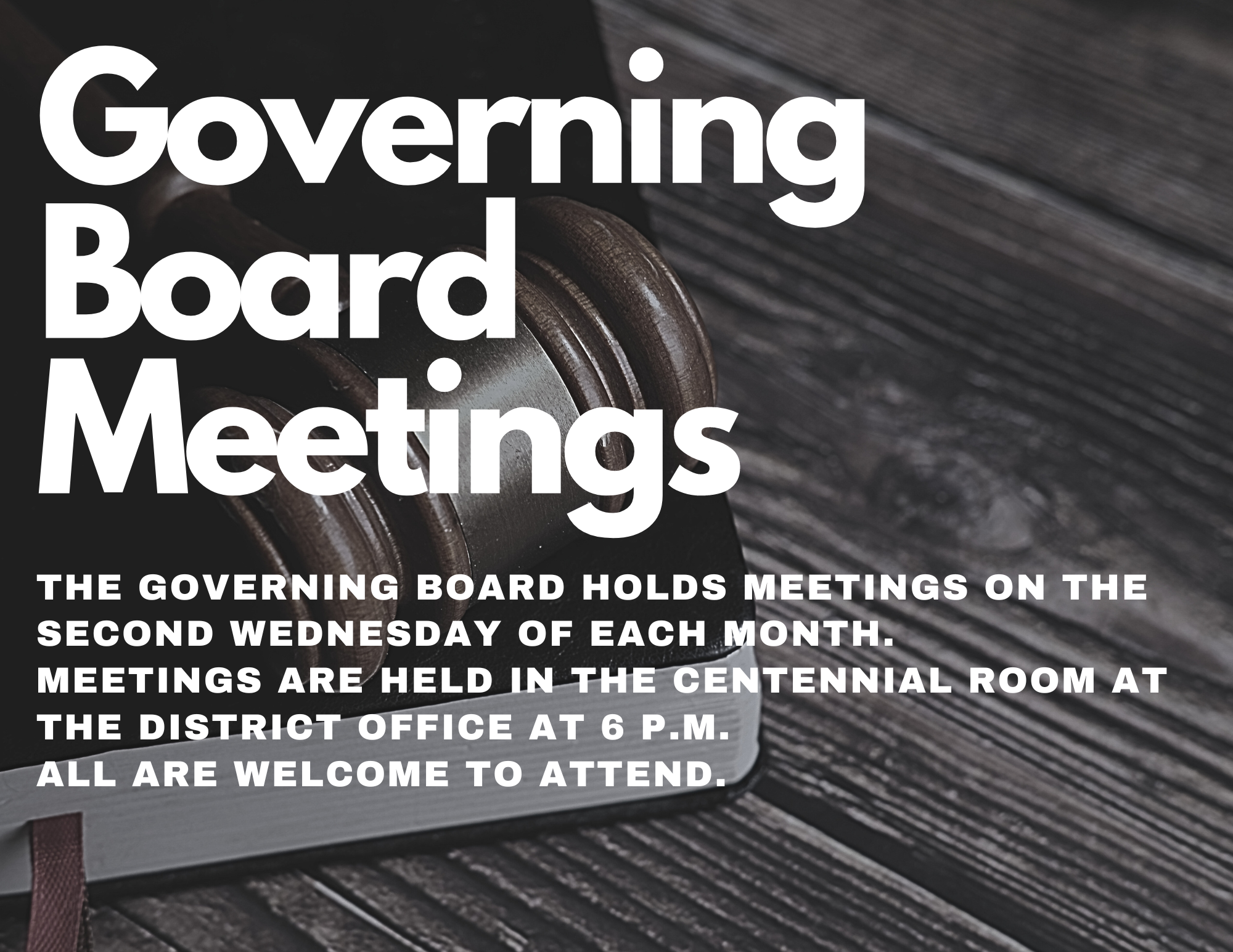 Governing Board meetings