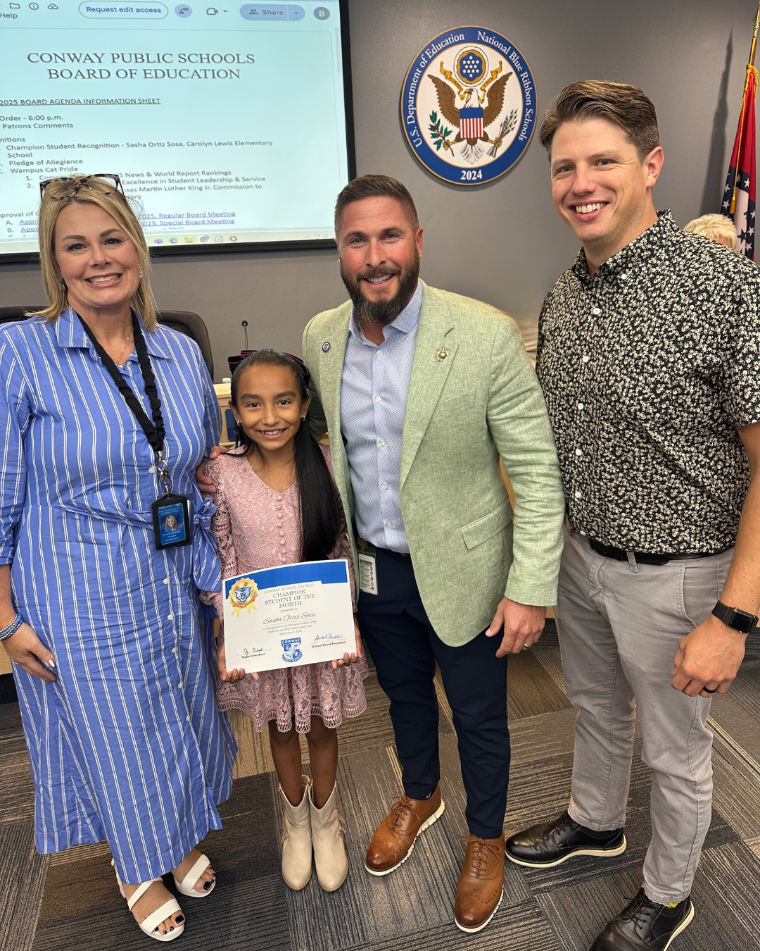 Sasha Student of the month