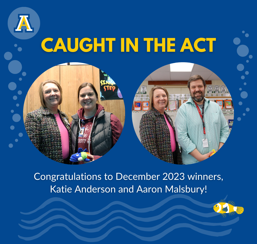 December Caught in the Act winners