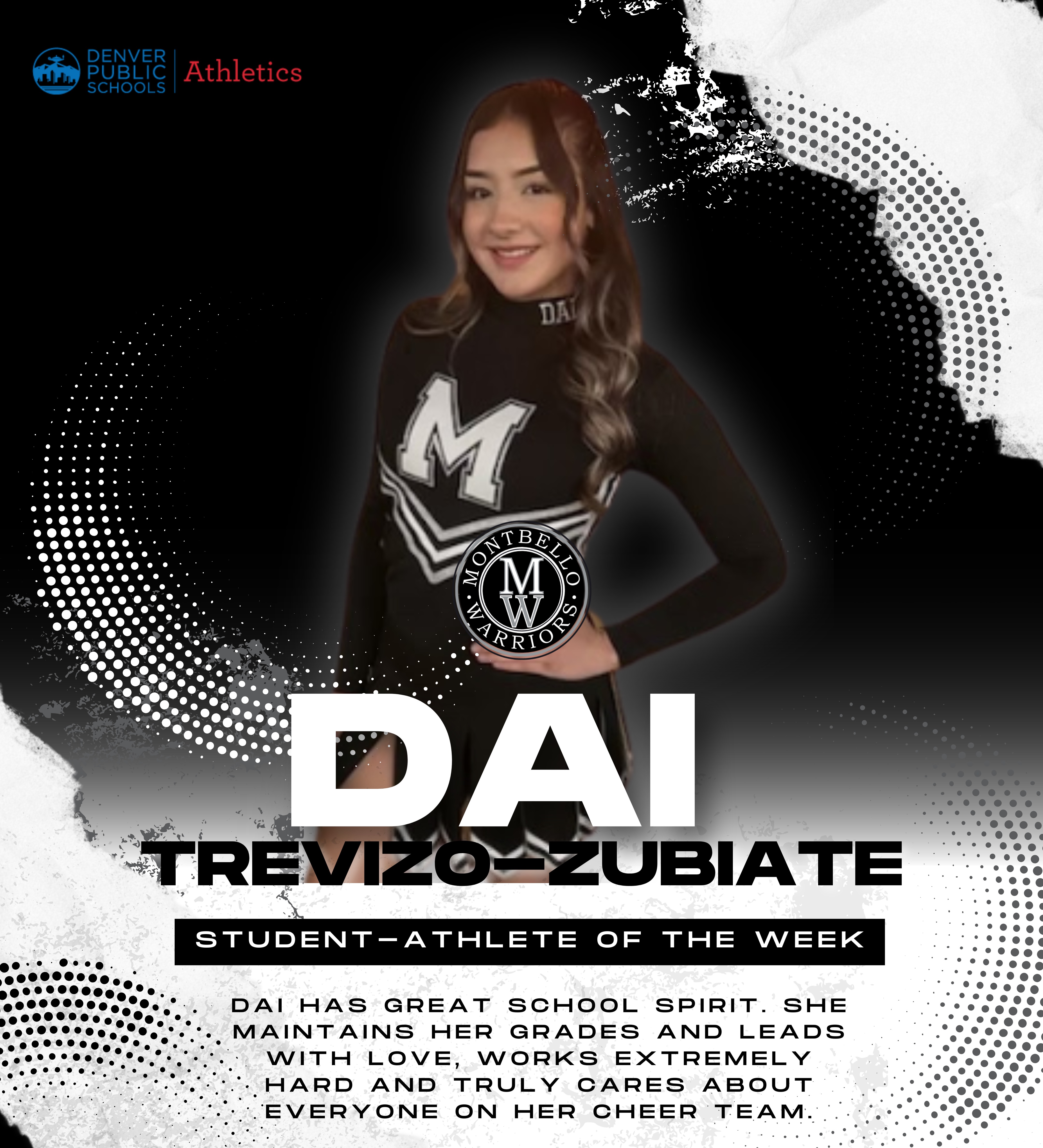 Dai Trevizo-Zubiate Student Athlete of the Week. 