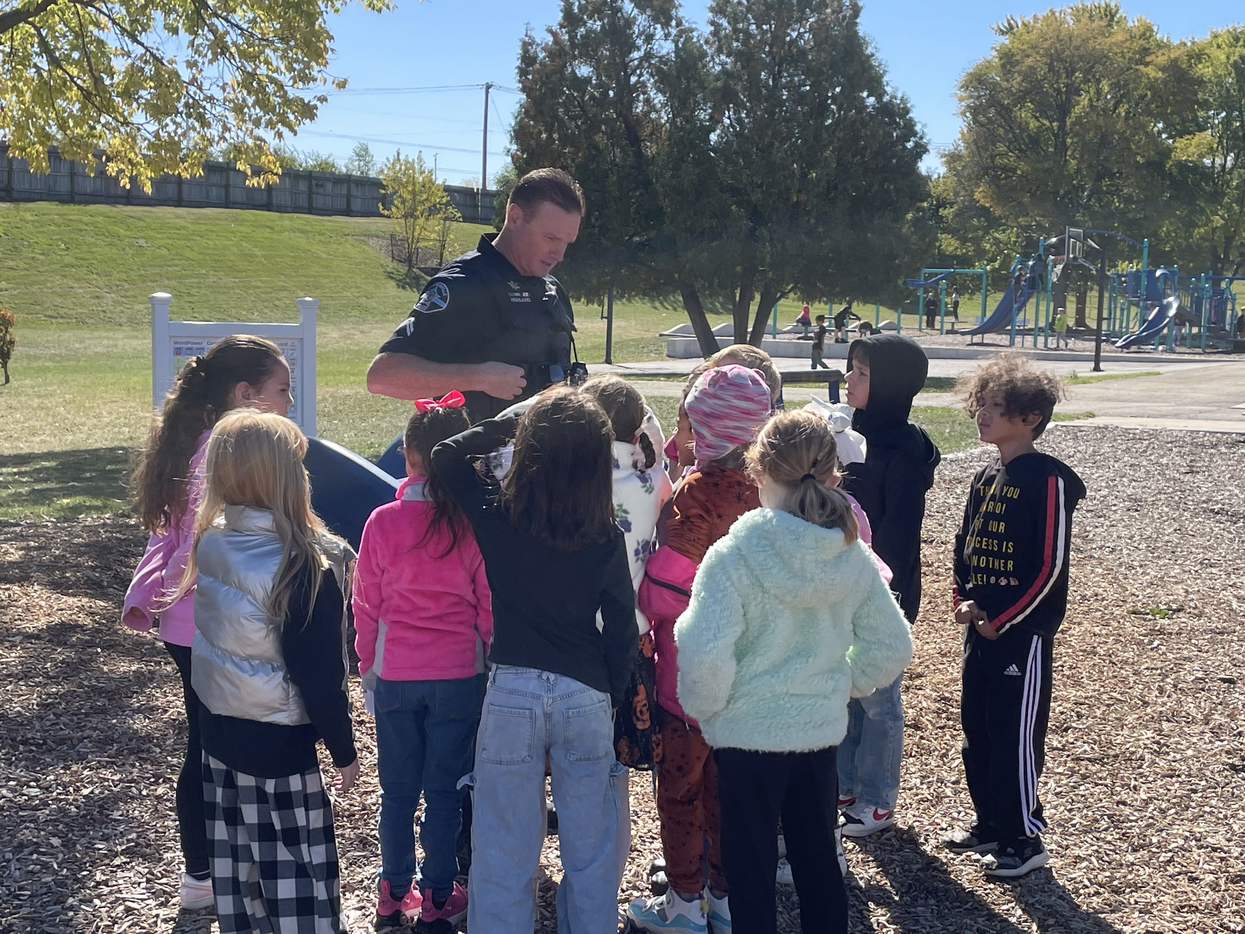 Warrenville PD visits Bower