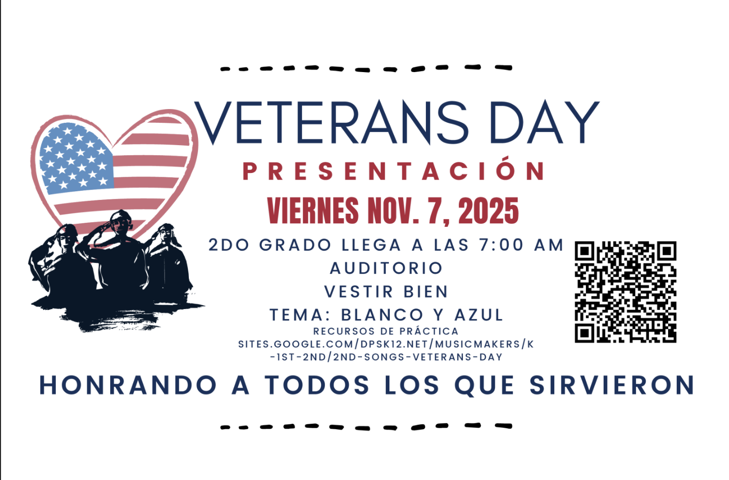 Veterans Day Spanish