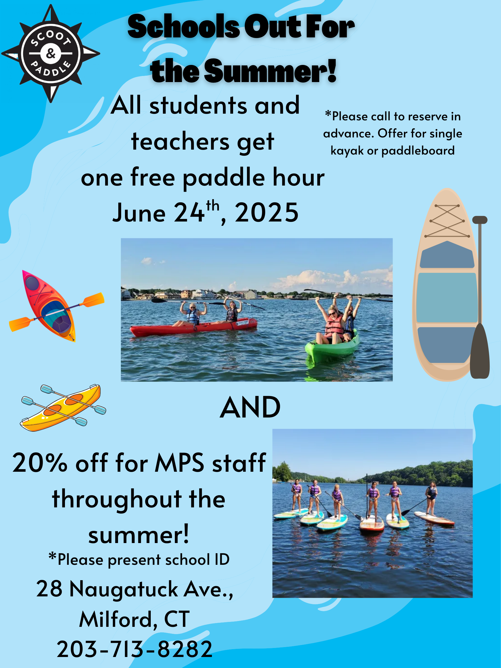 scoot and paddle flyer