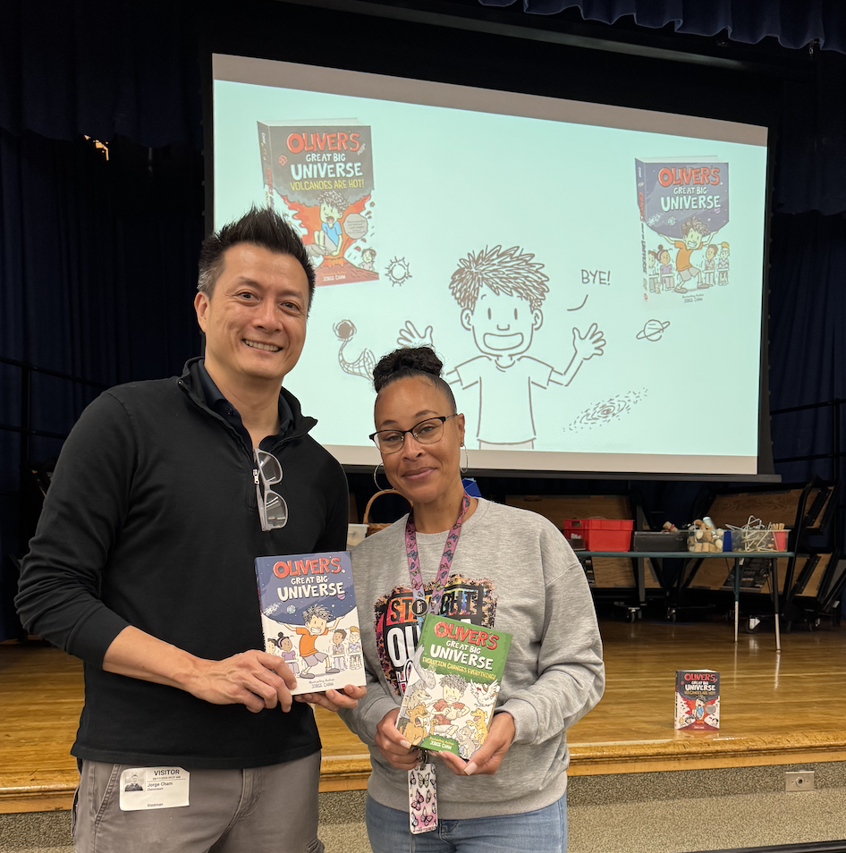 Author Jorge and Principal Trotter