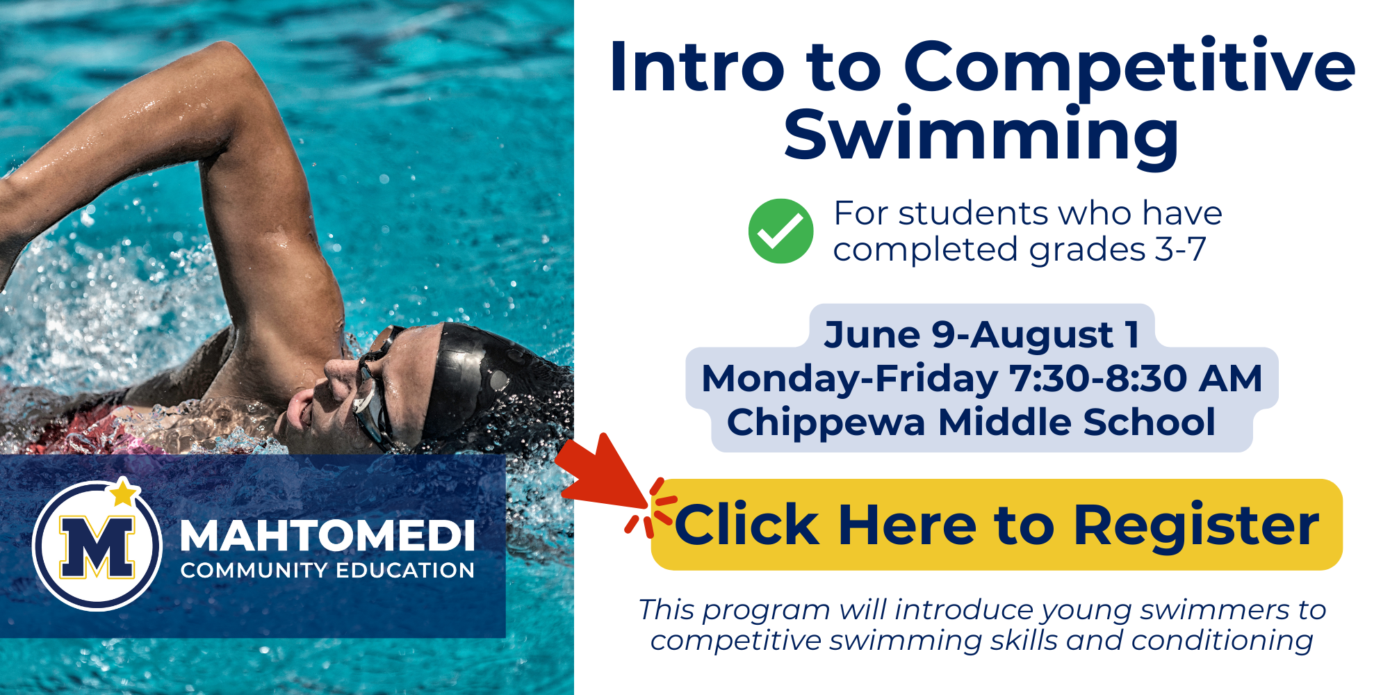 Swimming infographic