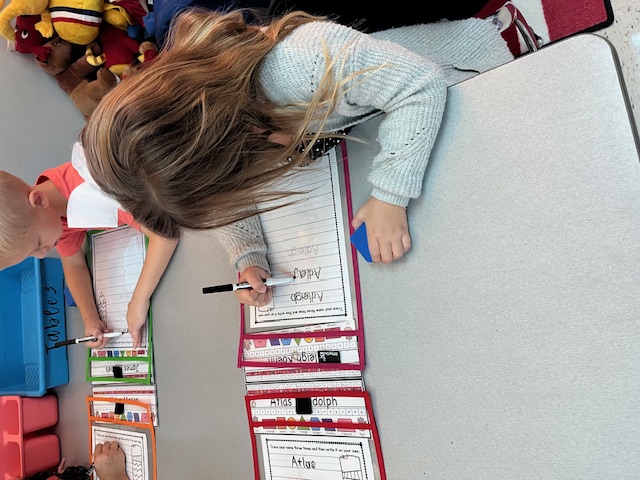 Practicing Name Writing