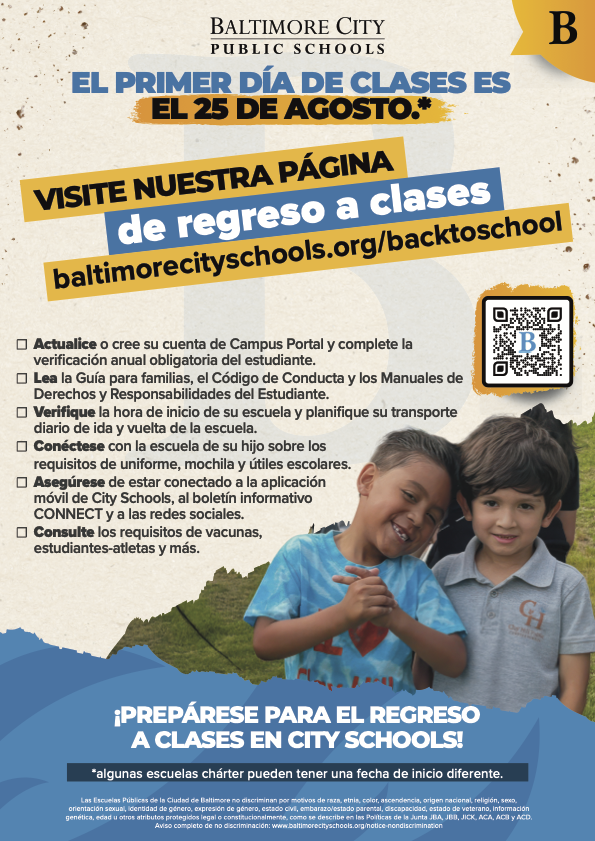 regreso a clases flyer