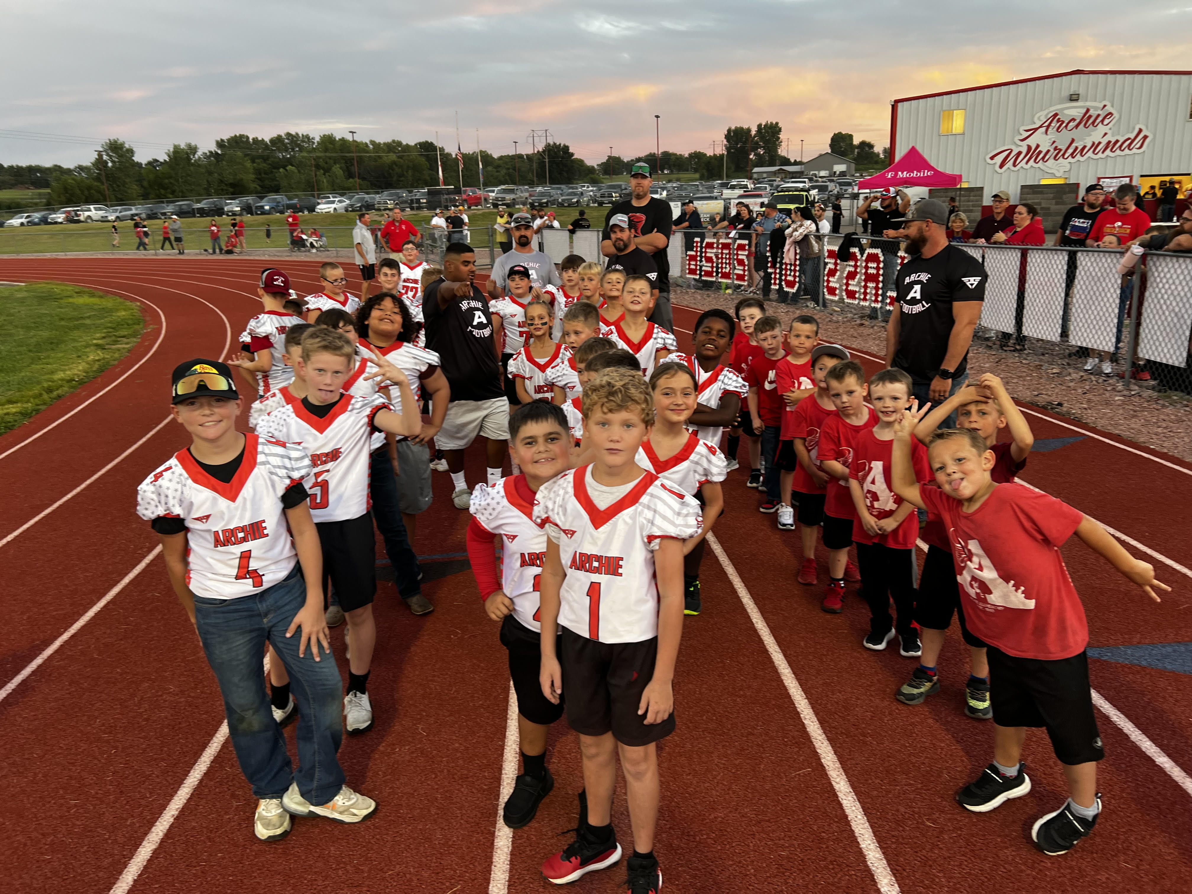 Youth night at football