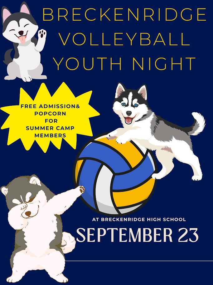 Volleyball Youth night- September 23rd