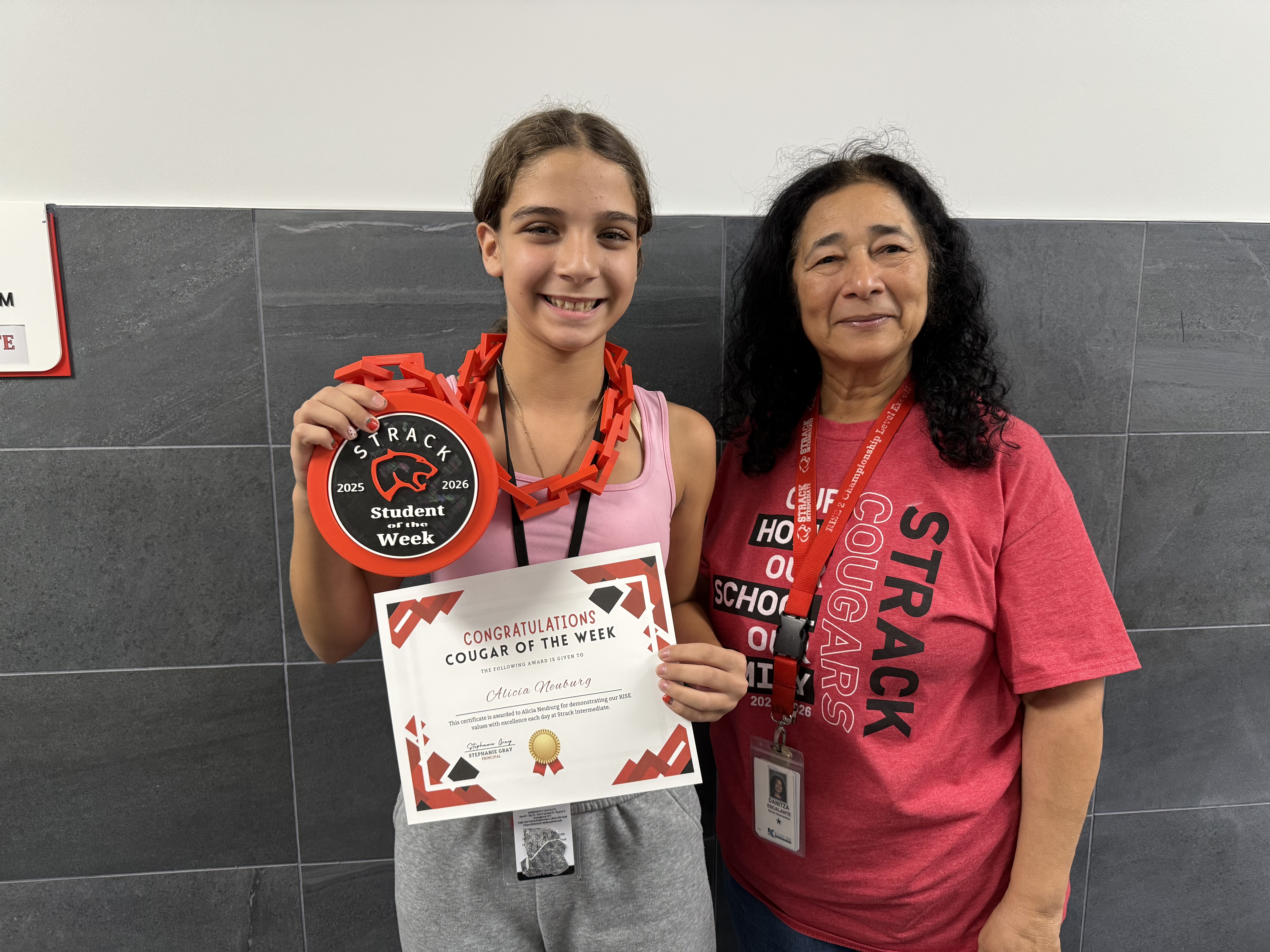 Alicia & Ms. Escalante