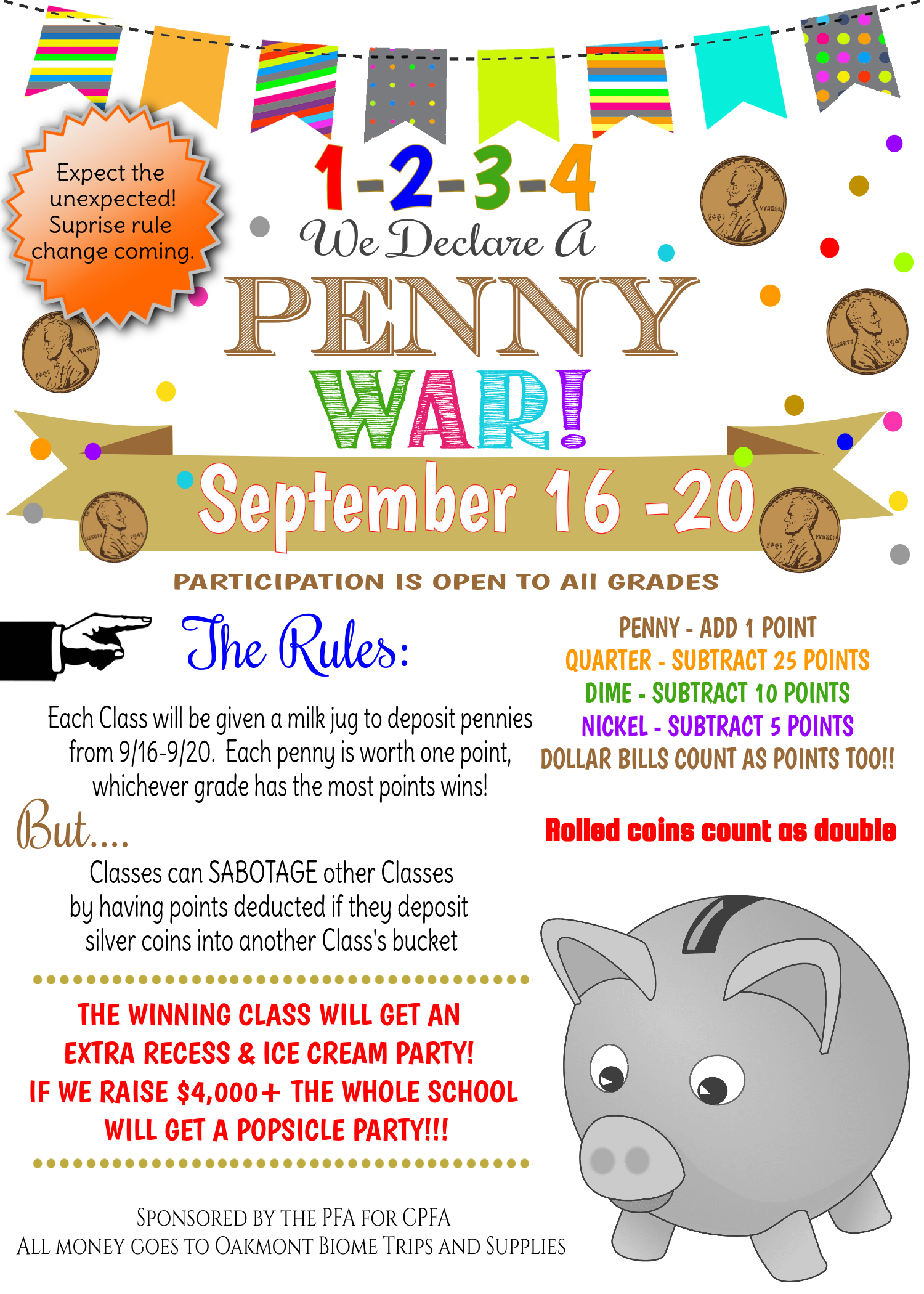 Penny Wars 9/26-9/20