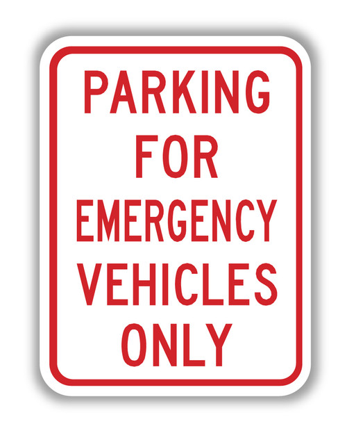 emergency parking only