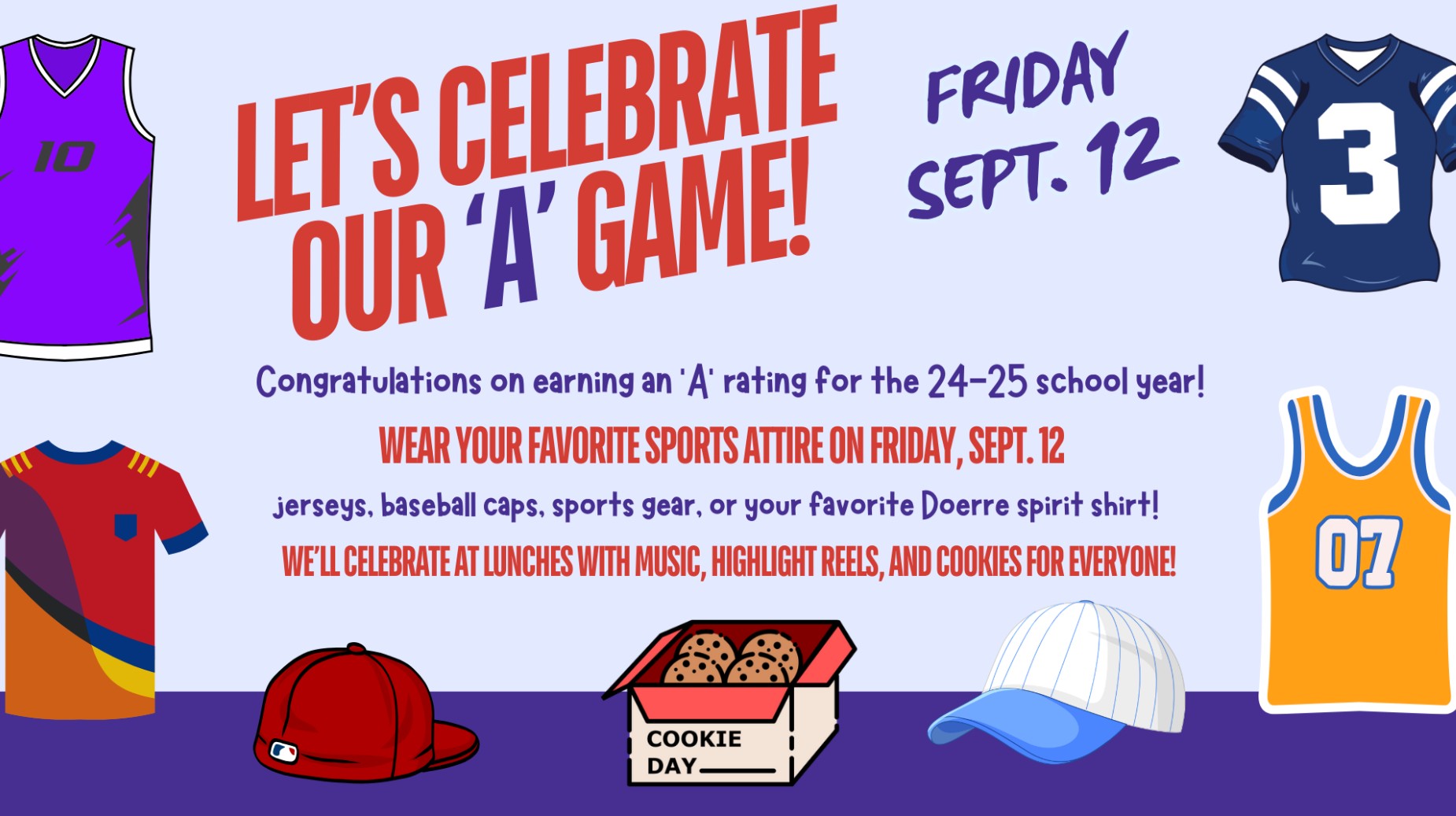 Bring your A Game celebration