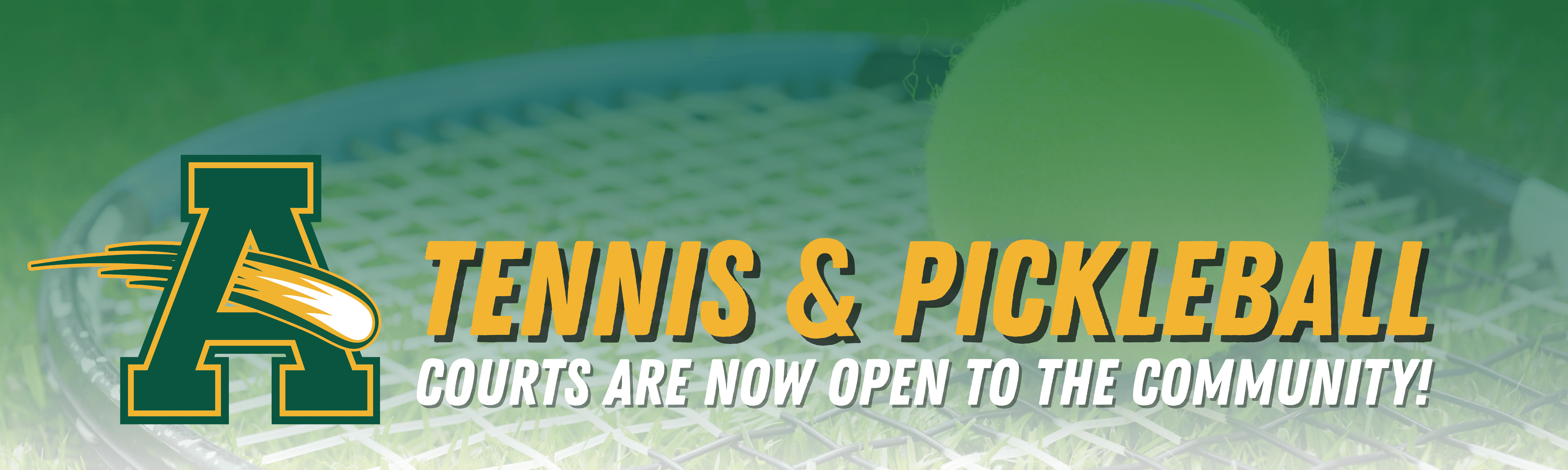 tennis and pickleball courts open