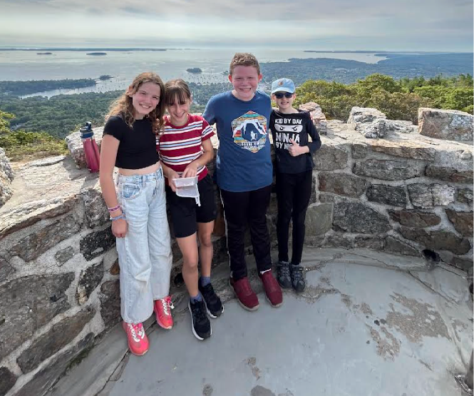 mt battie sixth grade from tower view