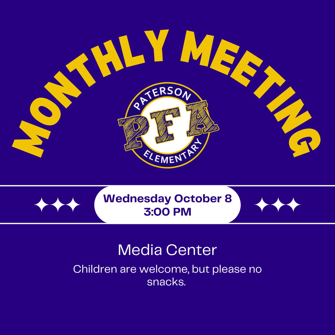 PFA Meeting - October 8
