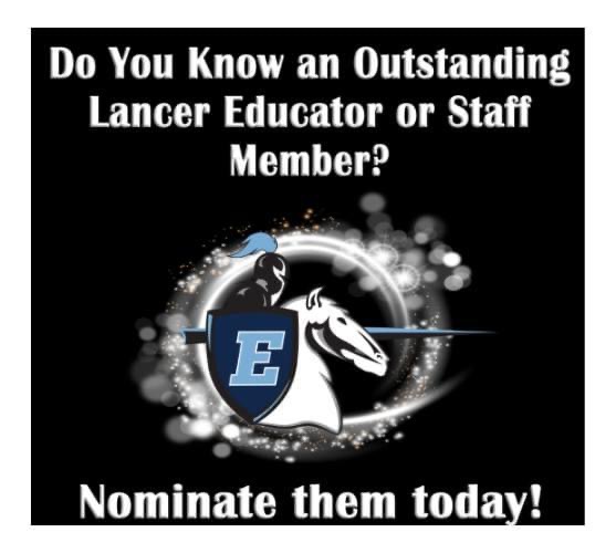 Outstanding Lancer Educator or Staff Member