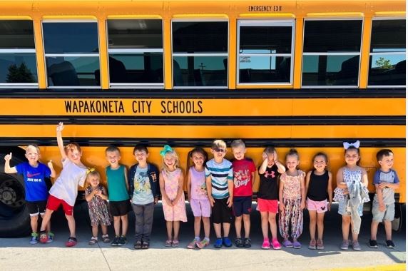 kids on bus