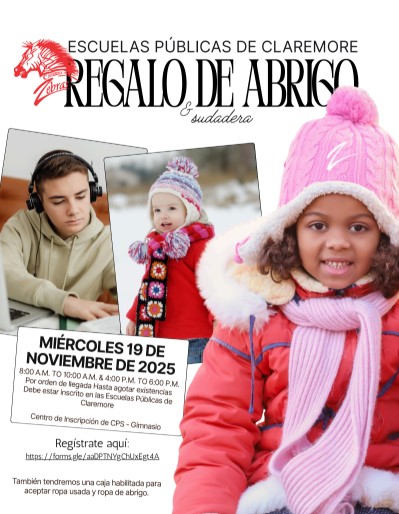 Spanish verion of coat giveaway flyer