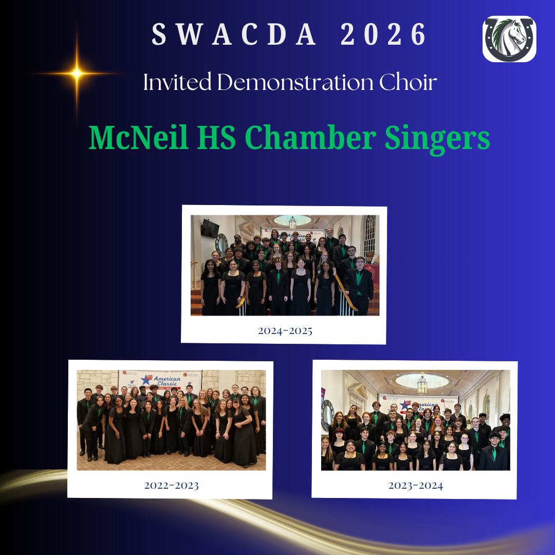 McNeil Choir: SWACDA 2026 Award Winners
