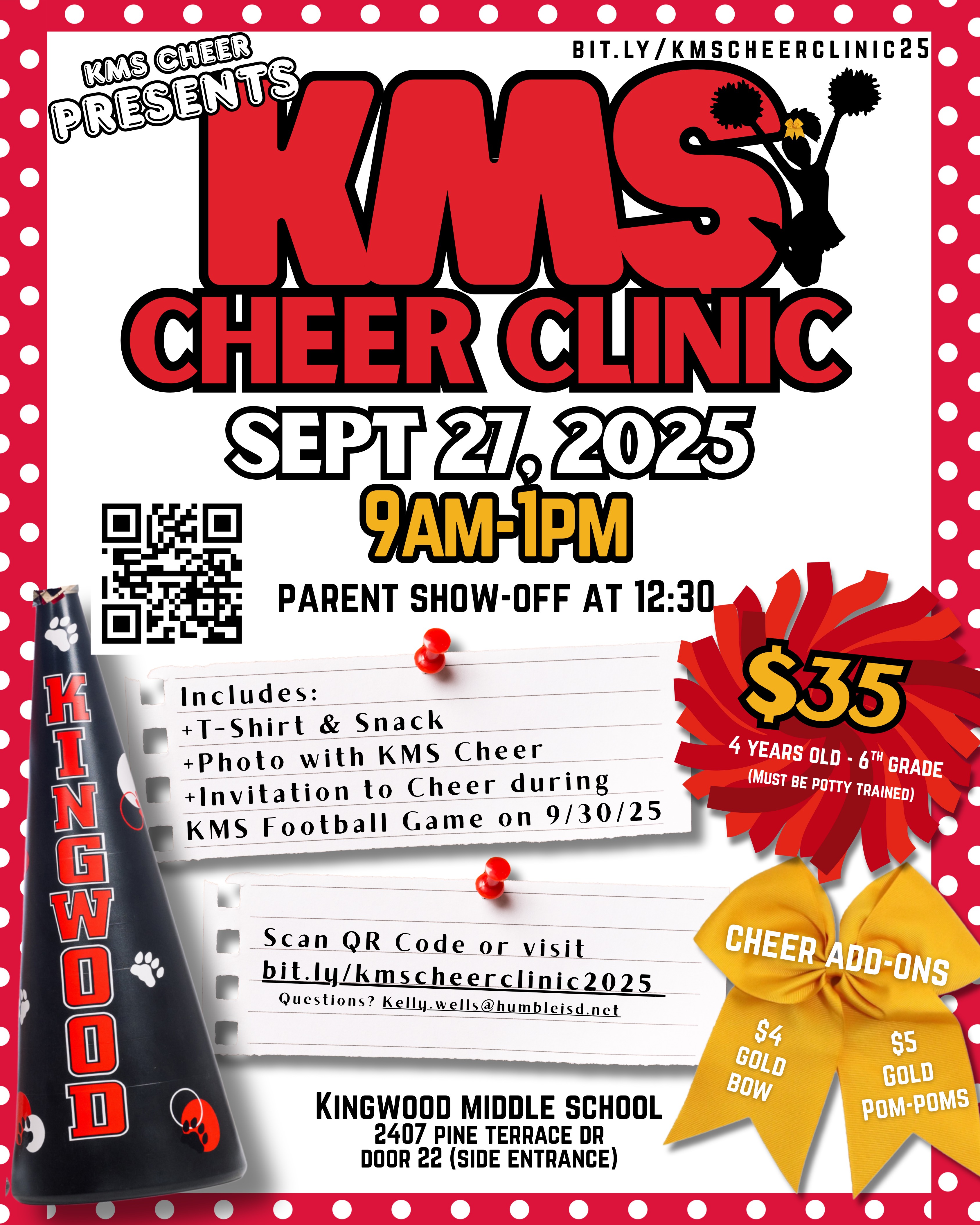 kms cheer clinic