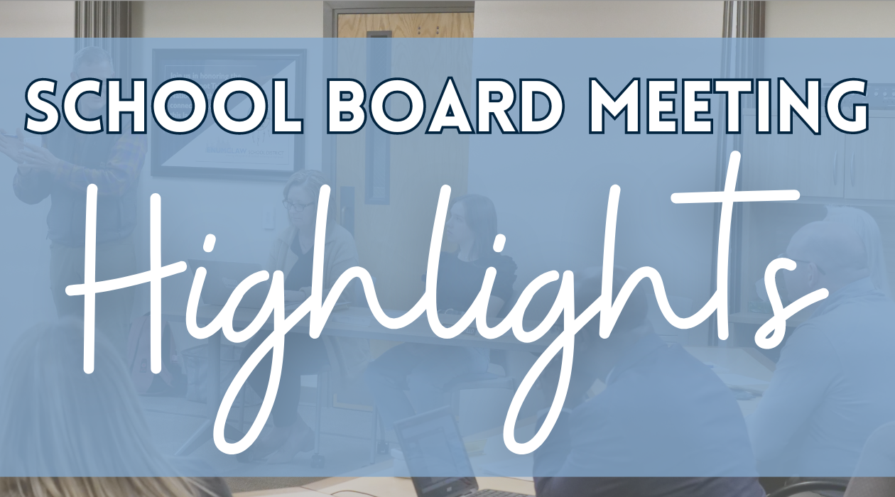 School board meeting highlights