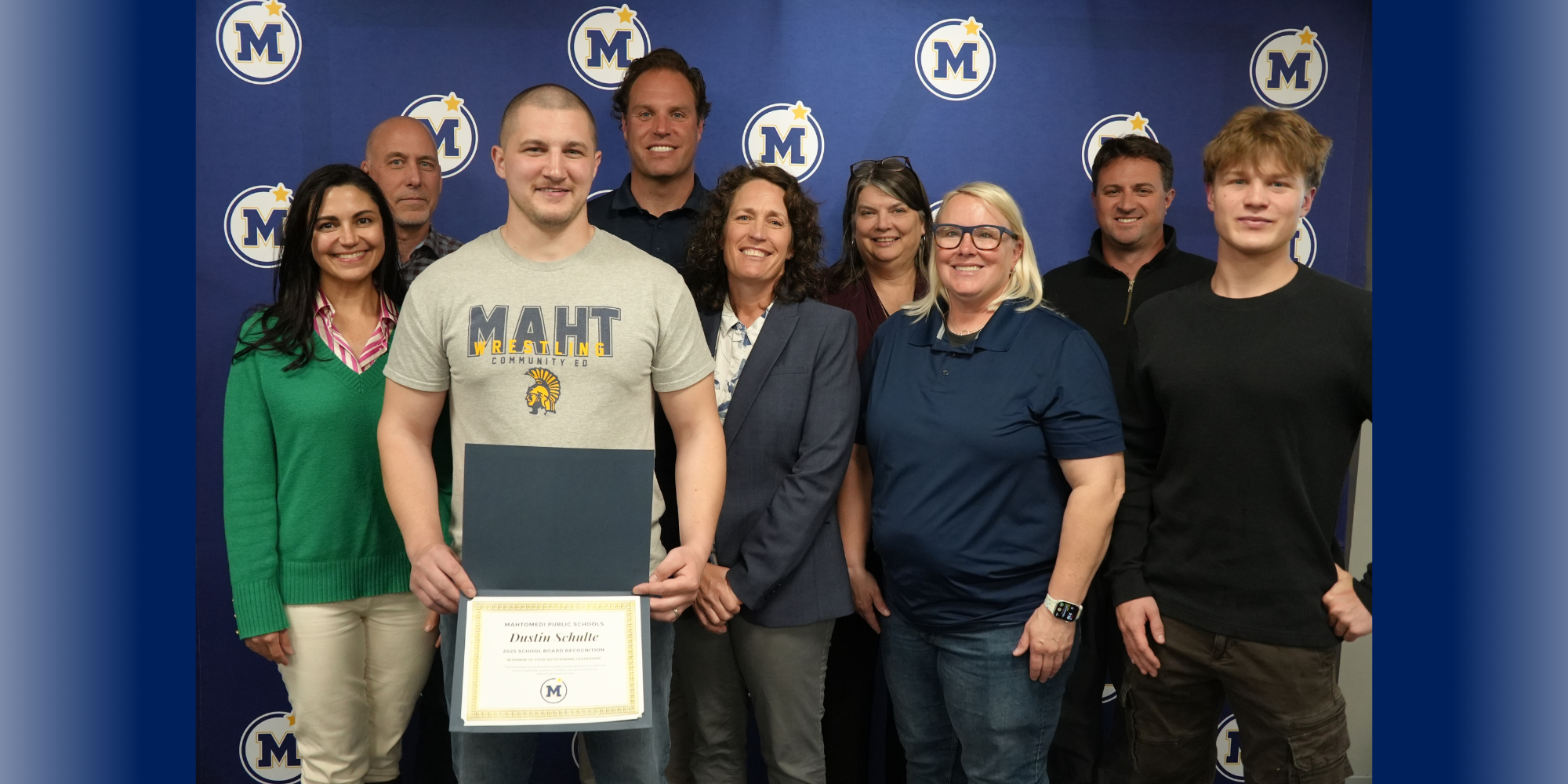 Dustin Schulte and Mahtomedi School Board