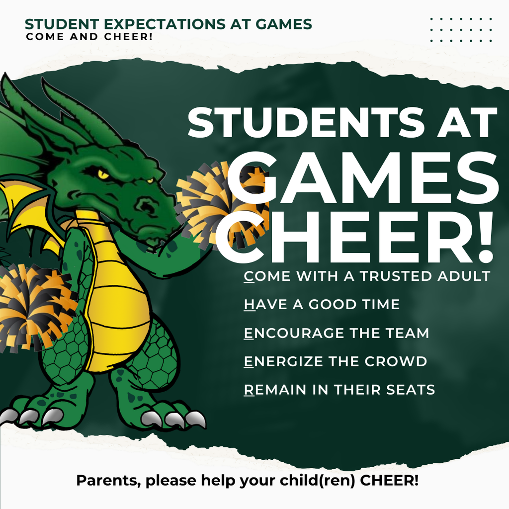 Students at Games CHEER!