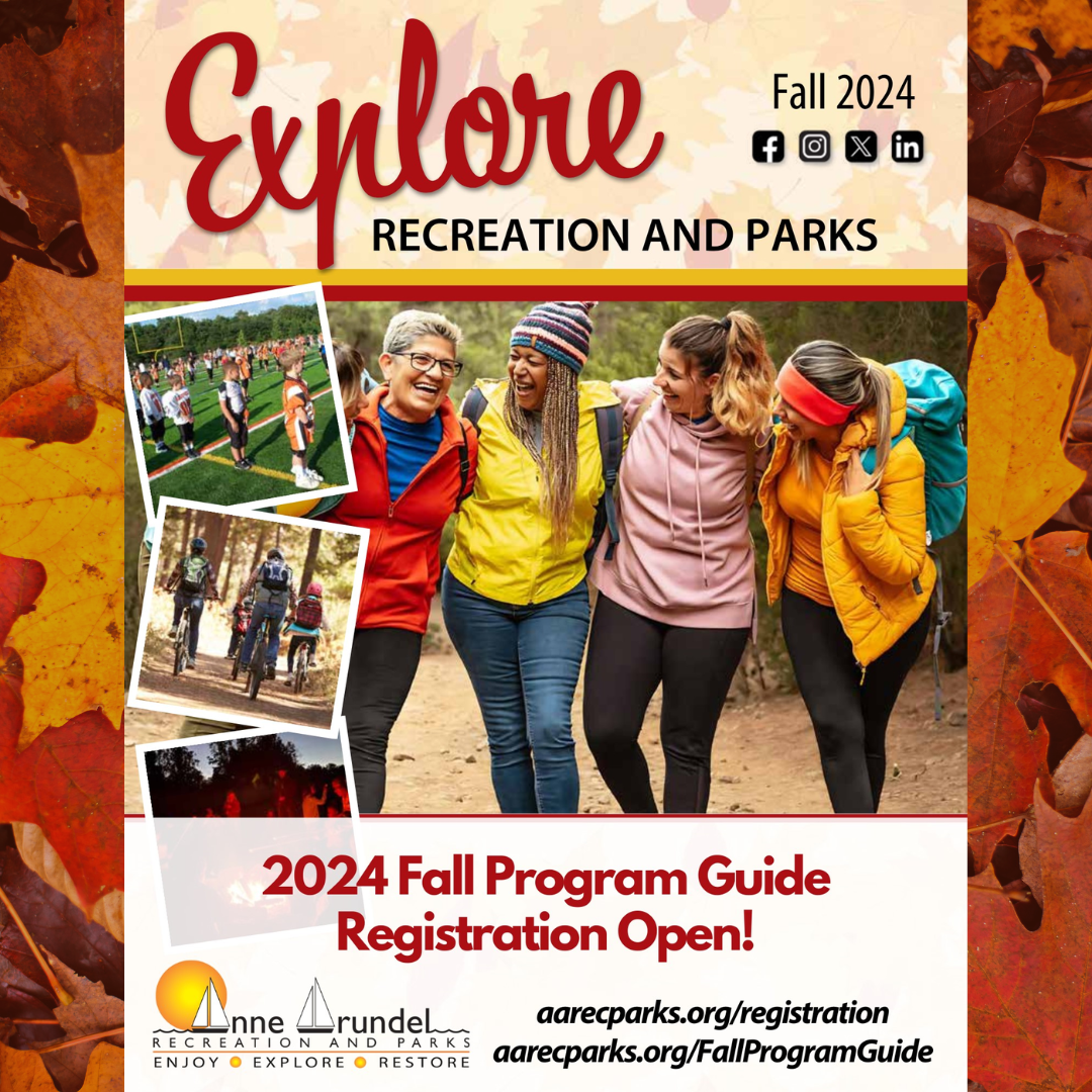 Explore Recreation and Parks Fall Program guide