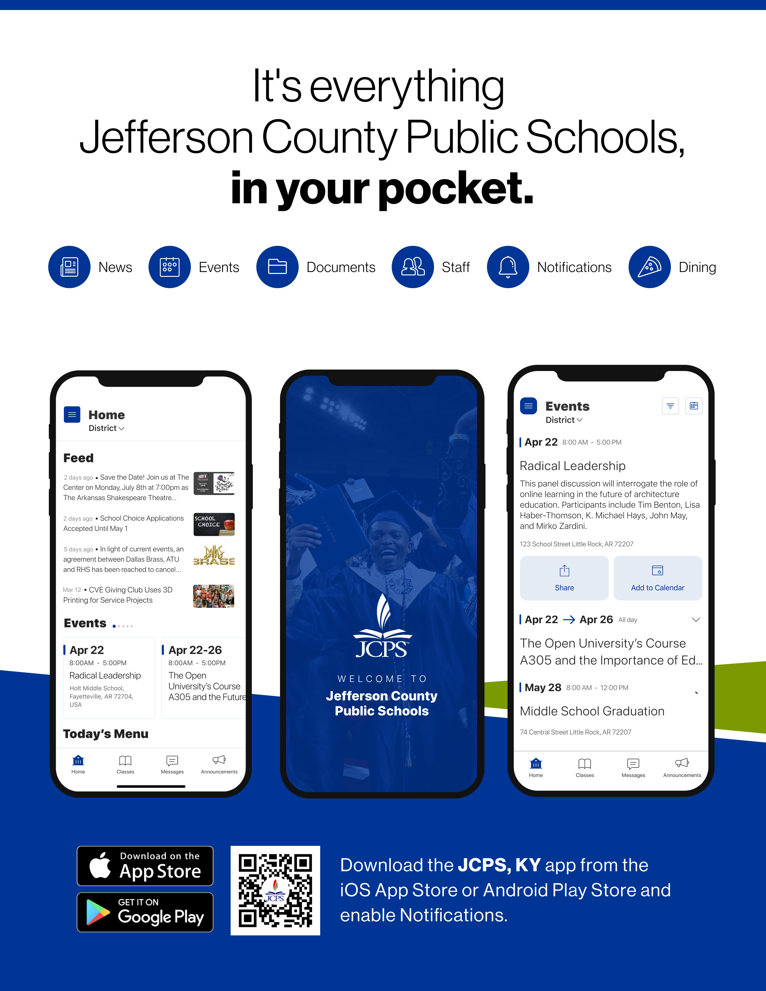 instructions for how to download new jcps family app