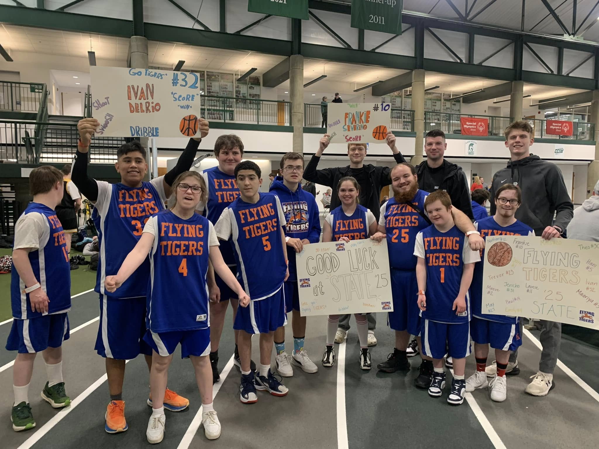 Flying Tigers State Basketball Team