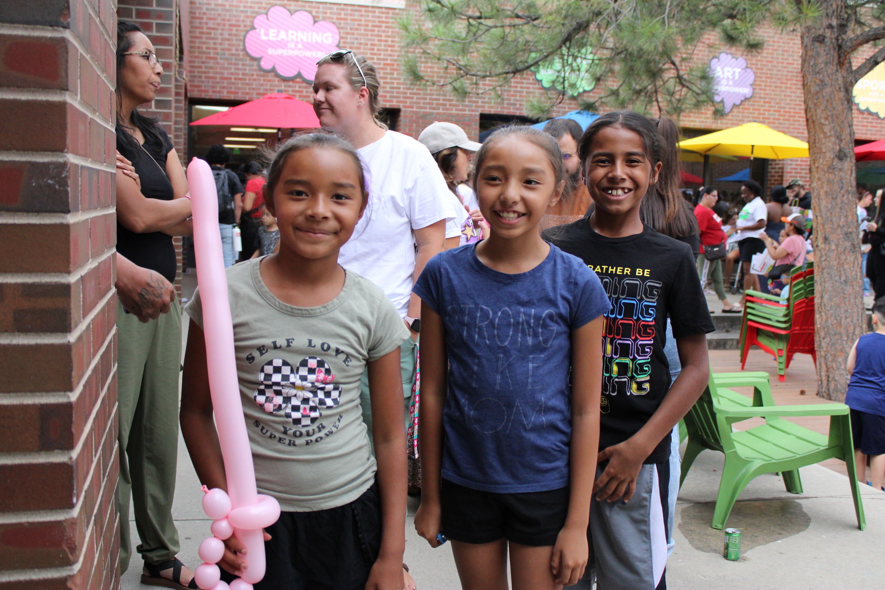 students smiling