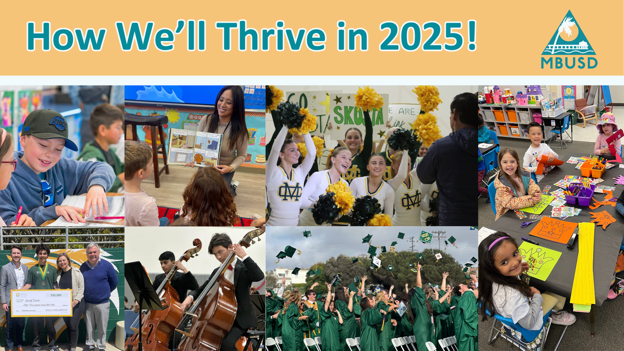 Collage Graphic of MBUSD Students