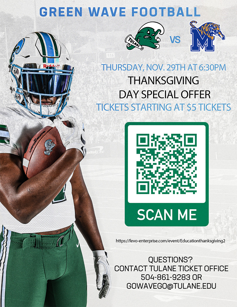 Tulane ticket offer
