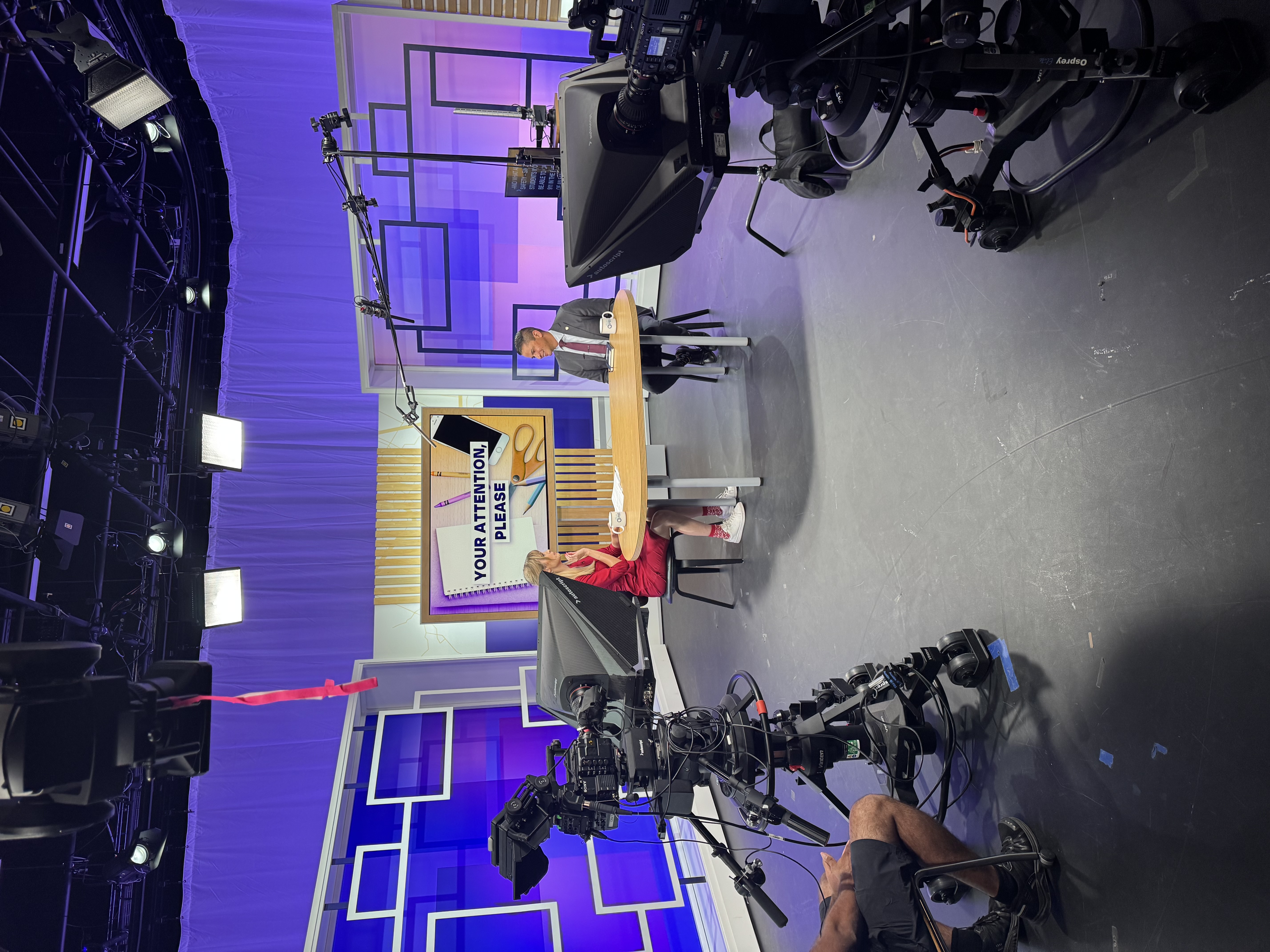 photo Superintendent Segura at PBS Austin 